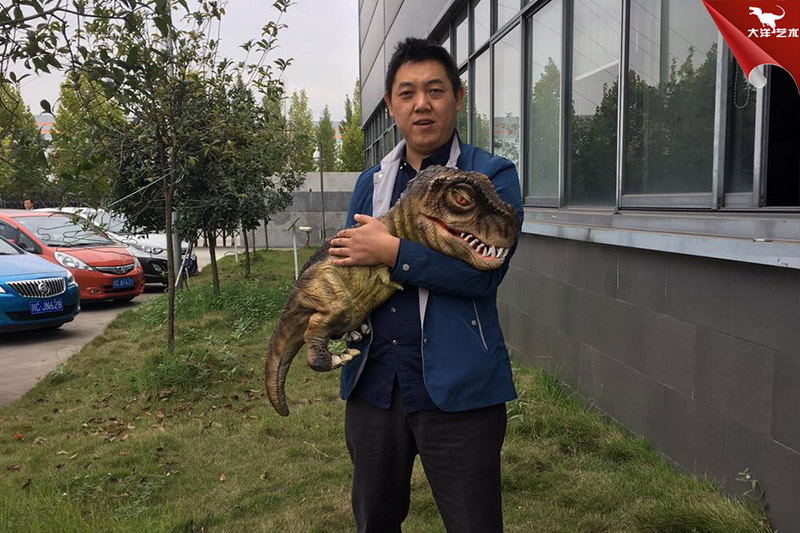 恐龍手偶，抱在手里的恐龍