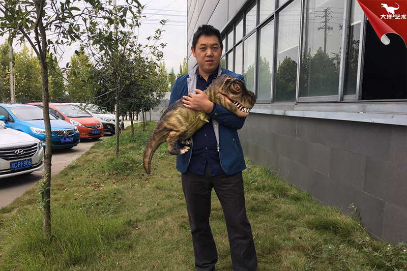 恐龍手偶，抱在手里的恐龍