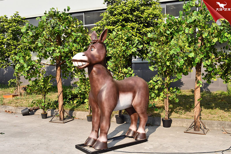仿真驢，仿真動(dòng)物雕塑，卡通動(dòng)物模型
