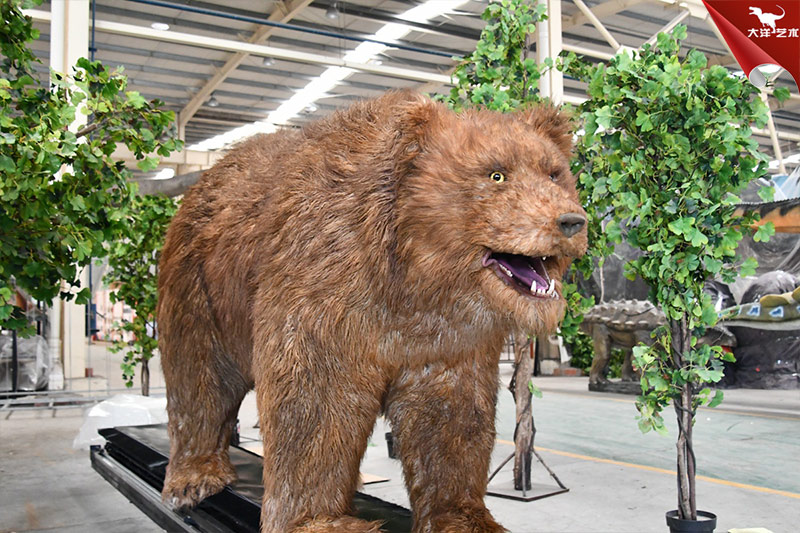 仿真棕熊，仿真熊，動(dòng)物模型制作