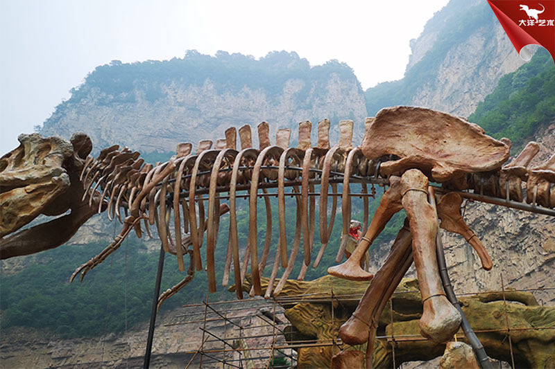 恐龍化石骨架，霸王龍化石骨架